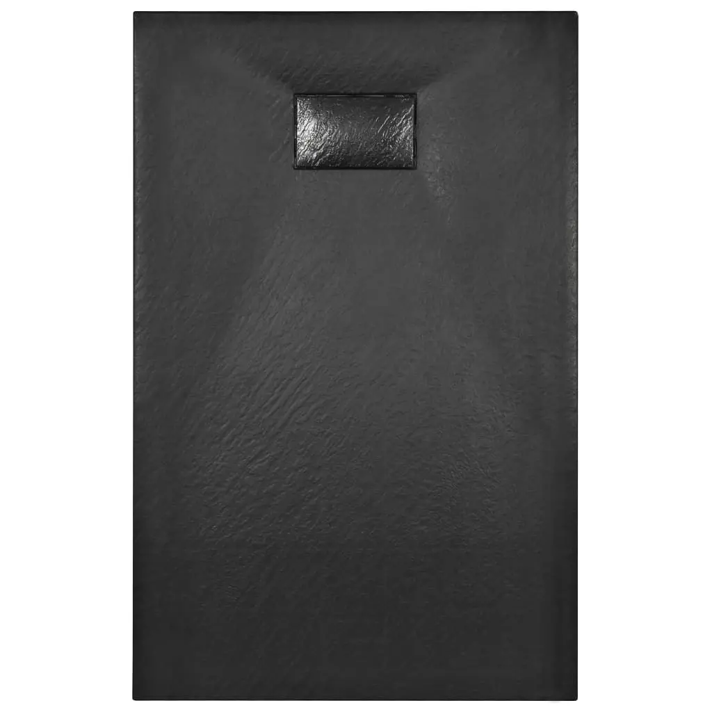 Shower Base Tray SMC Black 100x80 cm 144781