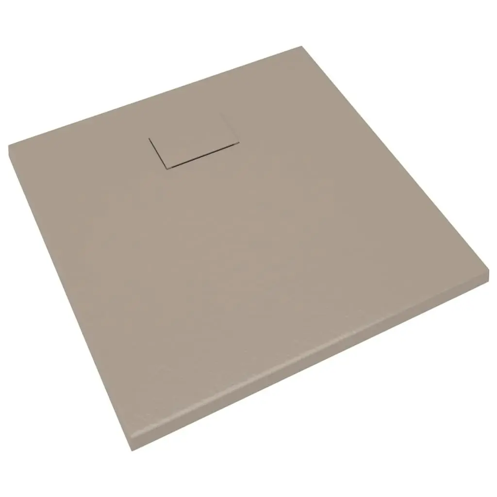 Shower Base Tray SMC Brown 90x90 cm 148925