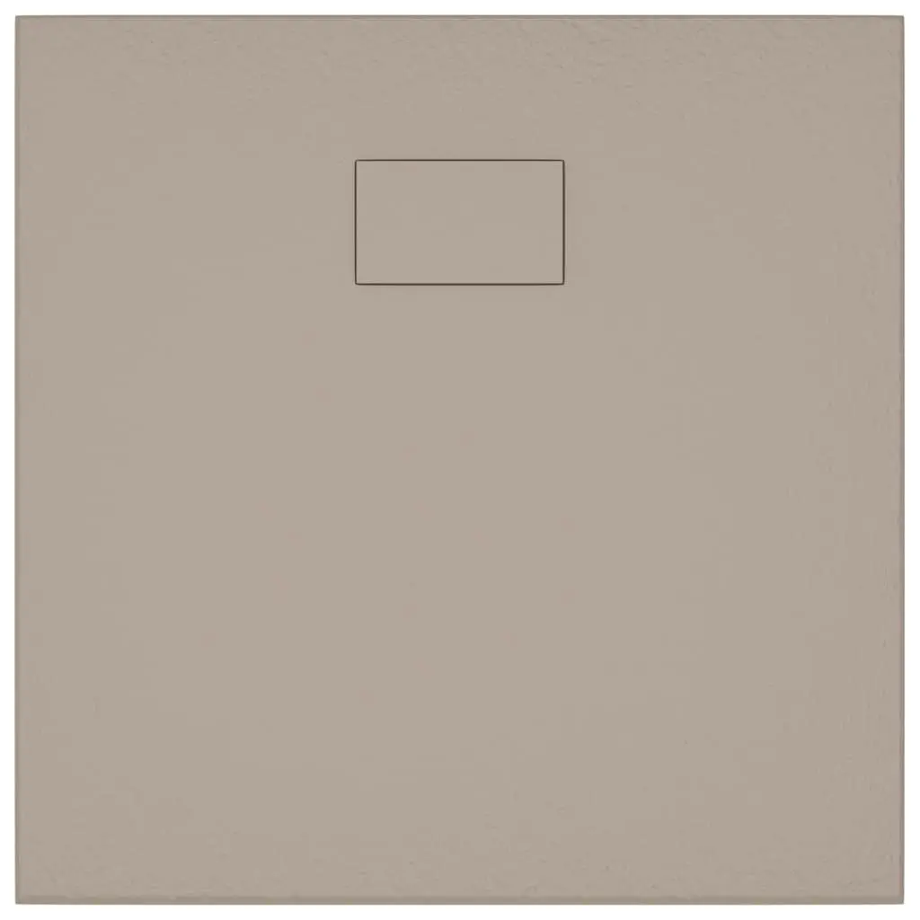 Shower Base Tray SMC Brown 90x90 cm 148925