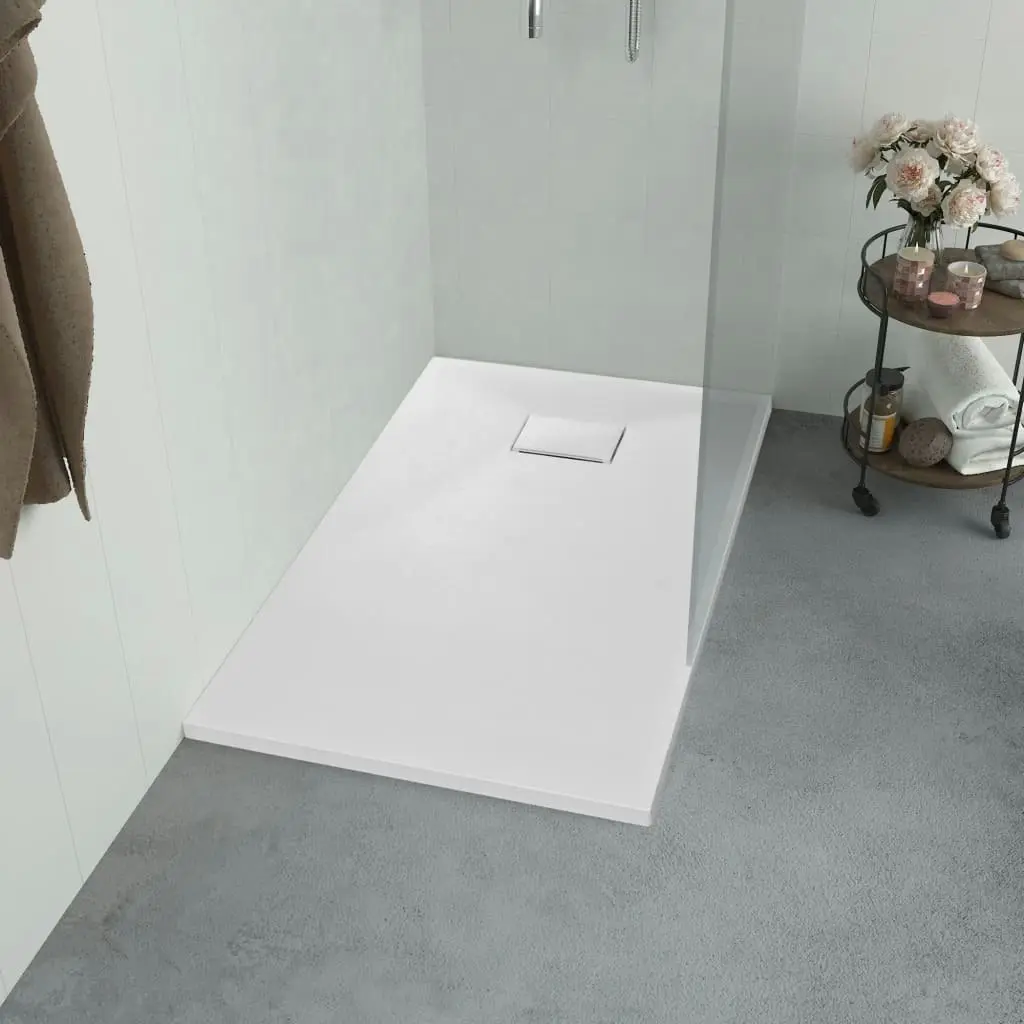 Shower Base Tray SMC White 100x70 cm 144771