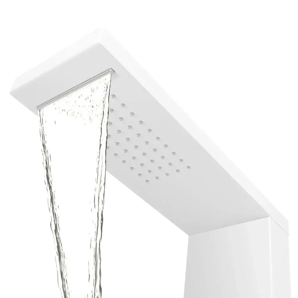 Shower Panel System Aluminium Matte White 142372