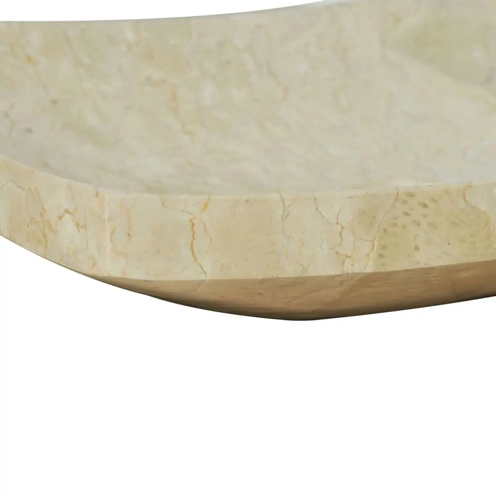 Sink 50x35x12 cm Marble Cream 142765