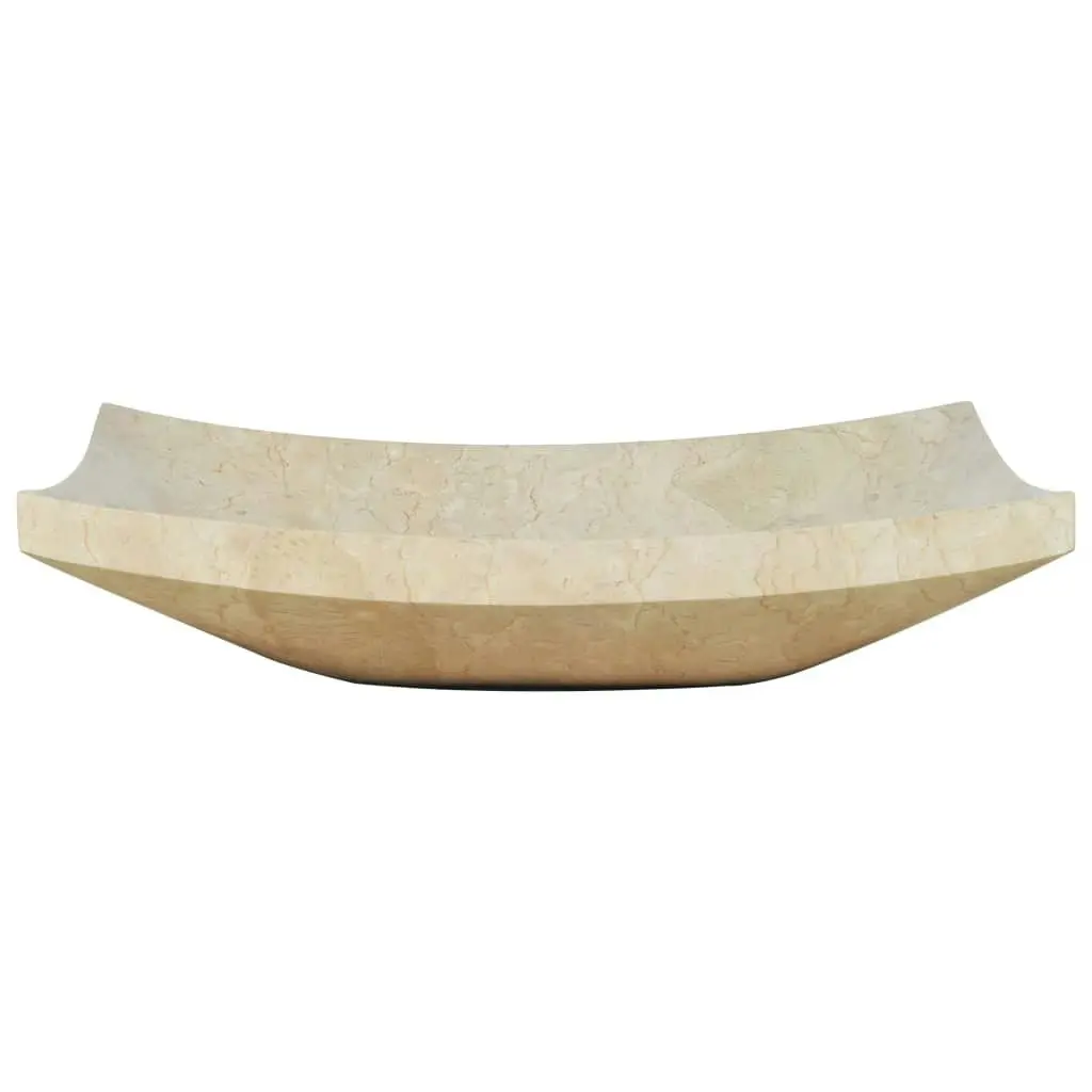 Sink 50x35x12 cm Marble Cream 142765