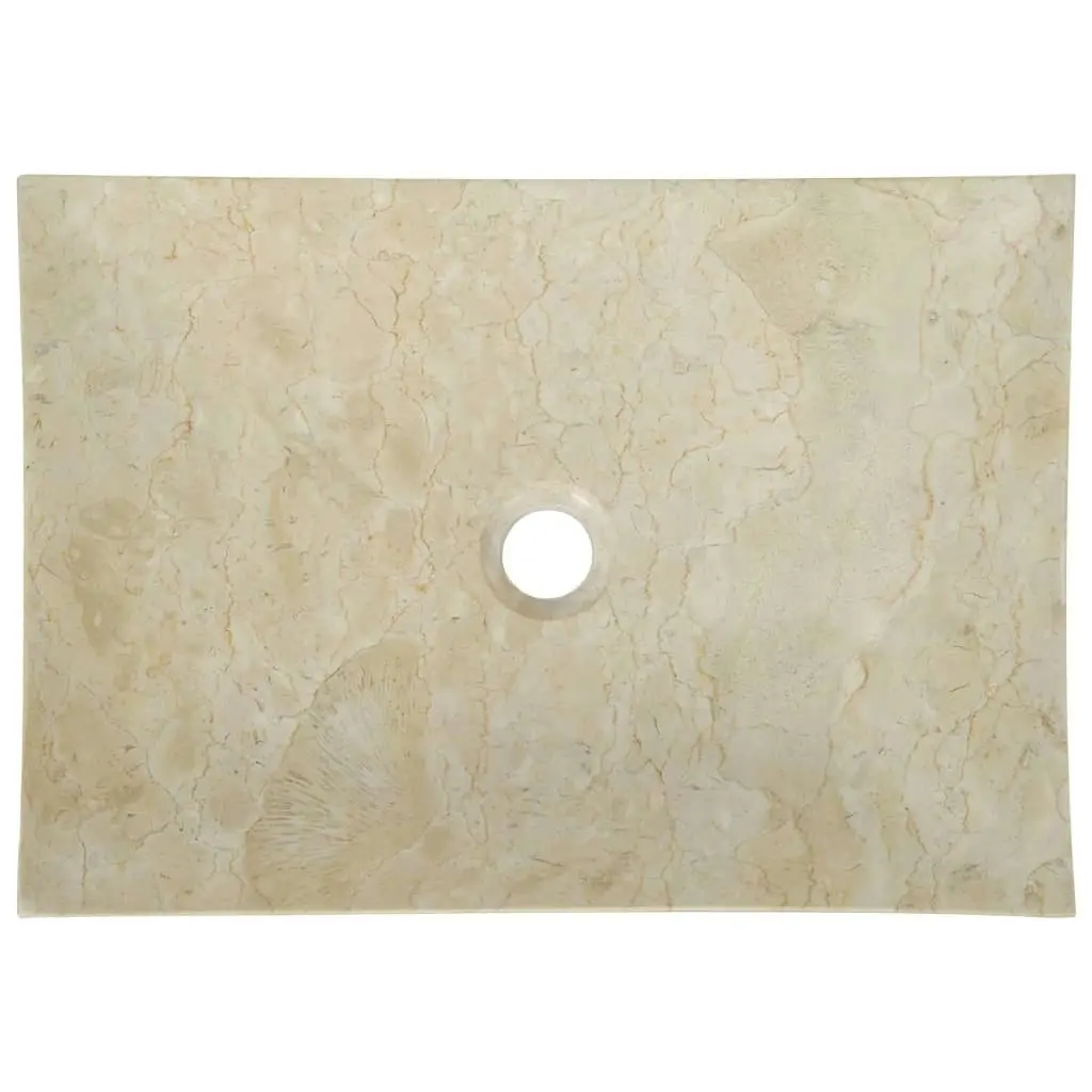 Sink 50x35x12 cm Marble Cream 142765