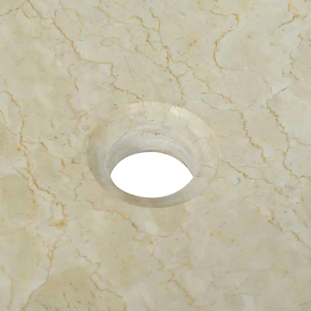 Sink 50x35x12 cm Marble Cream 142765