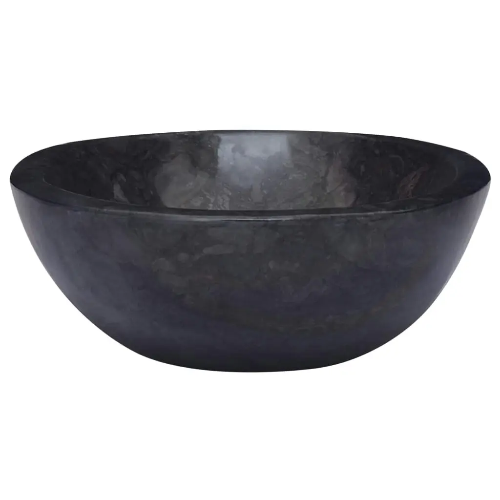 Sink Black 53x40x15 cm Marble 149172