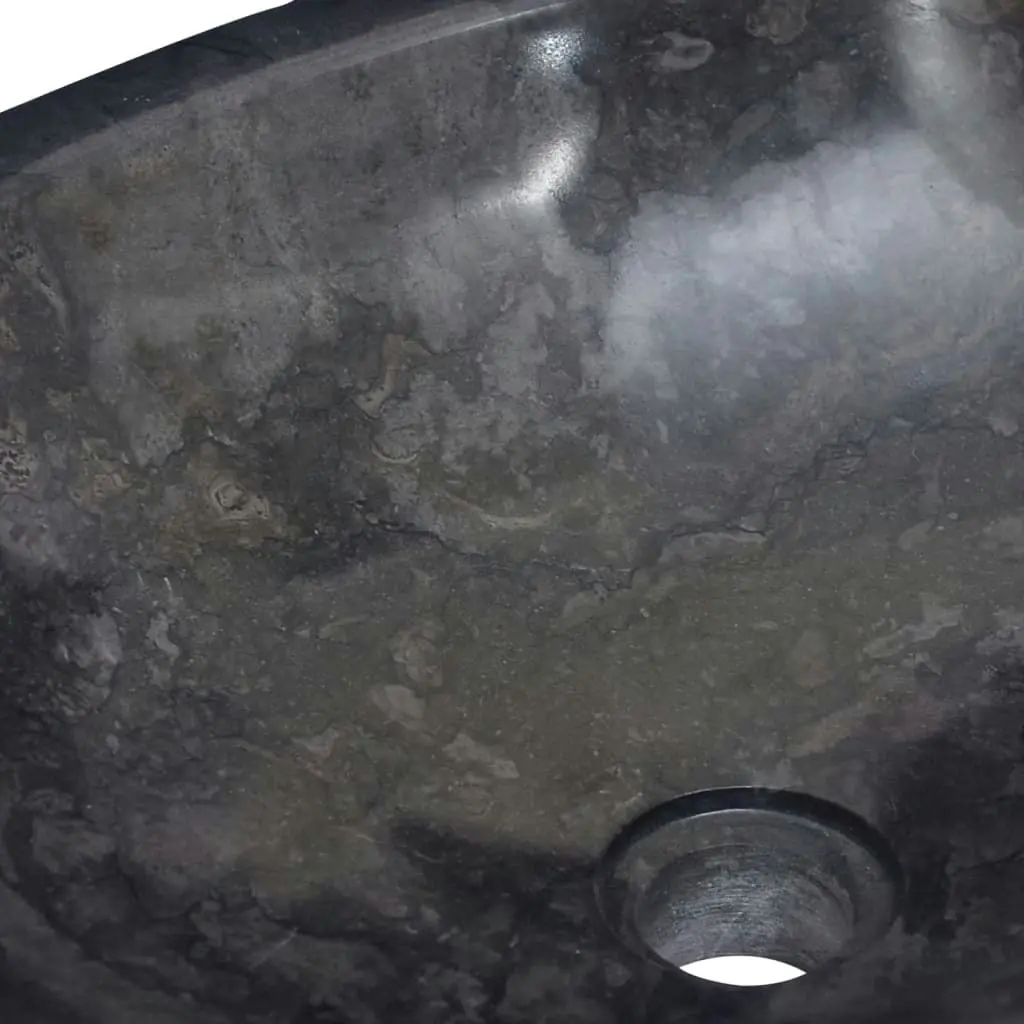 Sink Black 53x40x15 cm Marble 149172