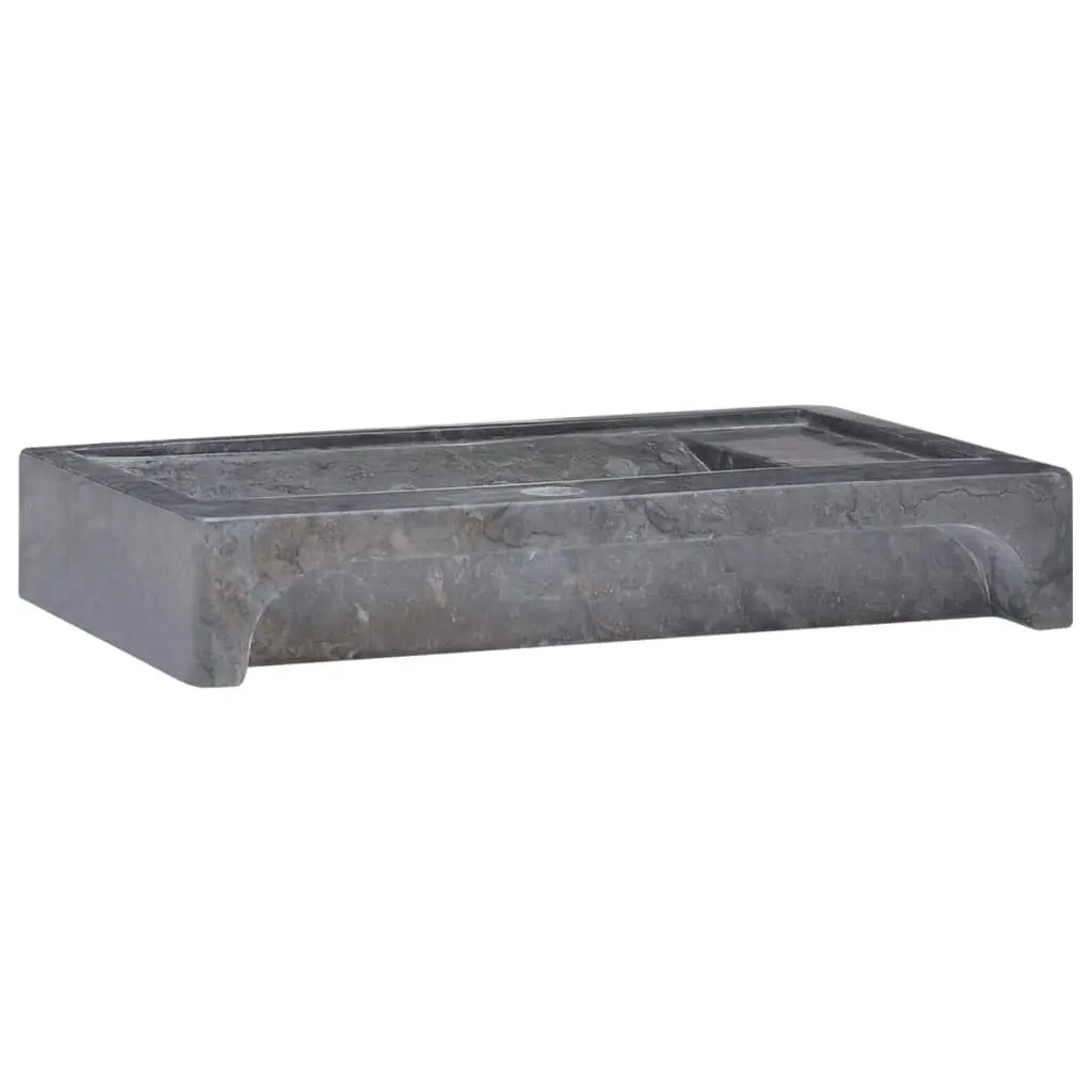 Sink Black 58x39x10 cm Marble 149160