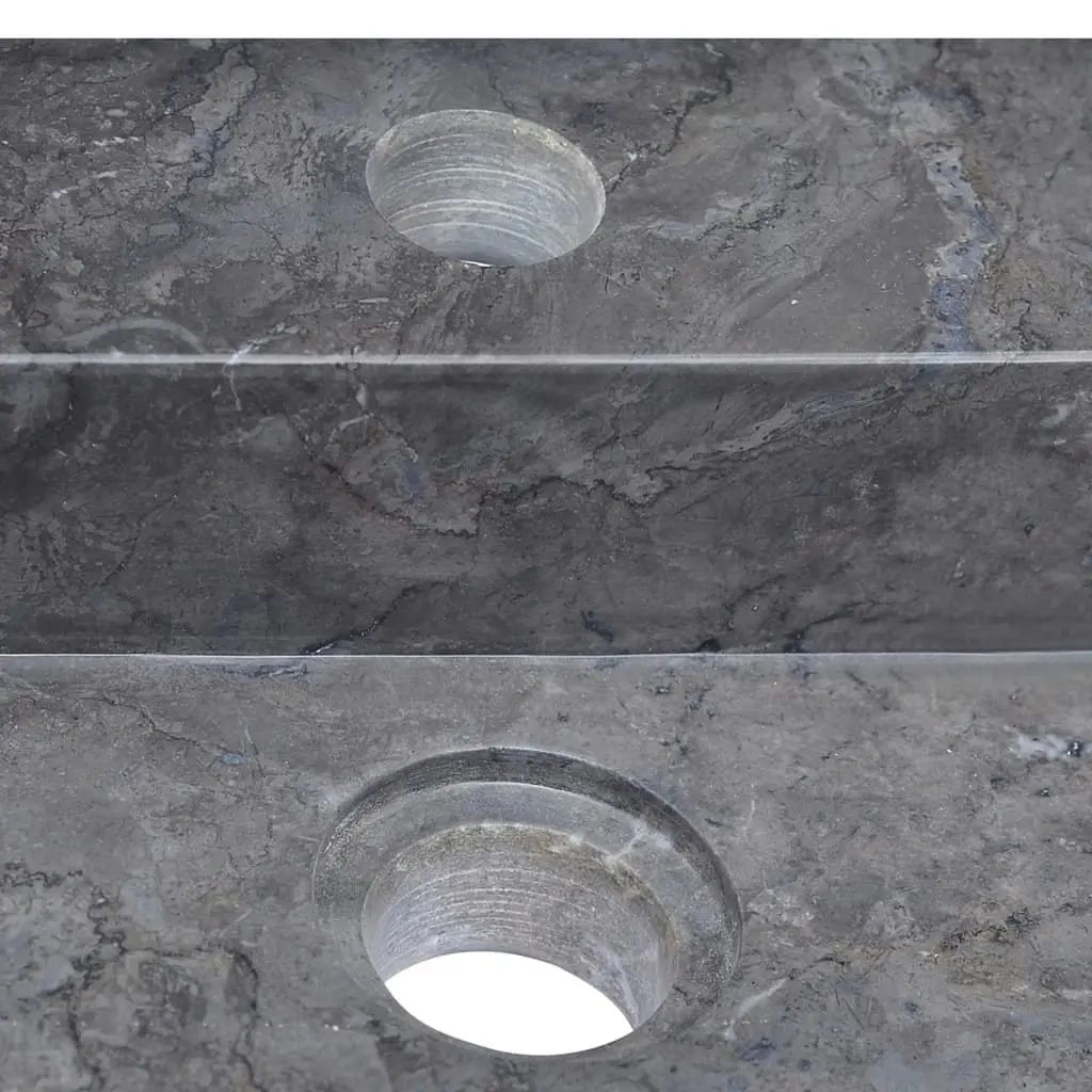 Sink Black 58x39x10 cm Marble 149160