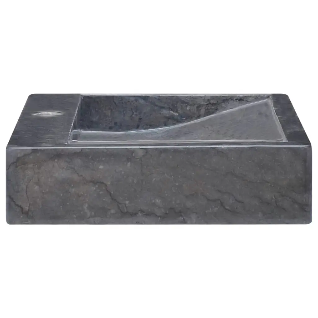 Sink Black 58x39x10 cm Marble 149160