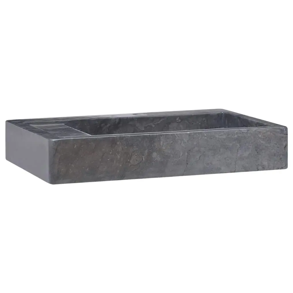 Sink Black 58x39x10 cm Marble 149160