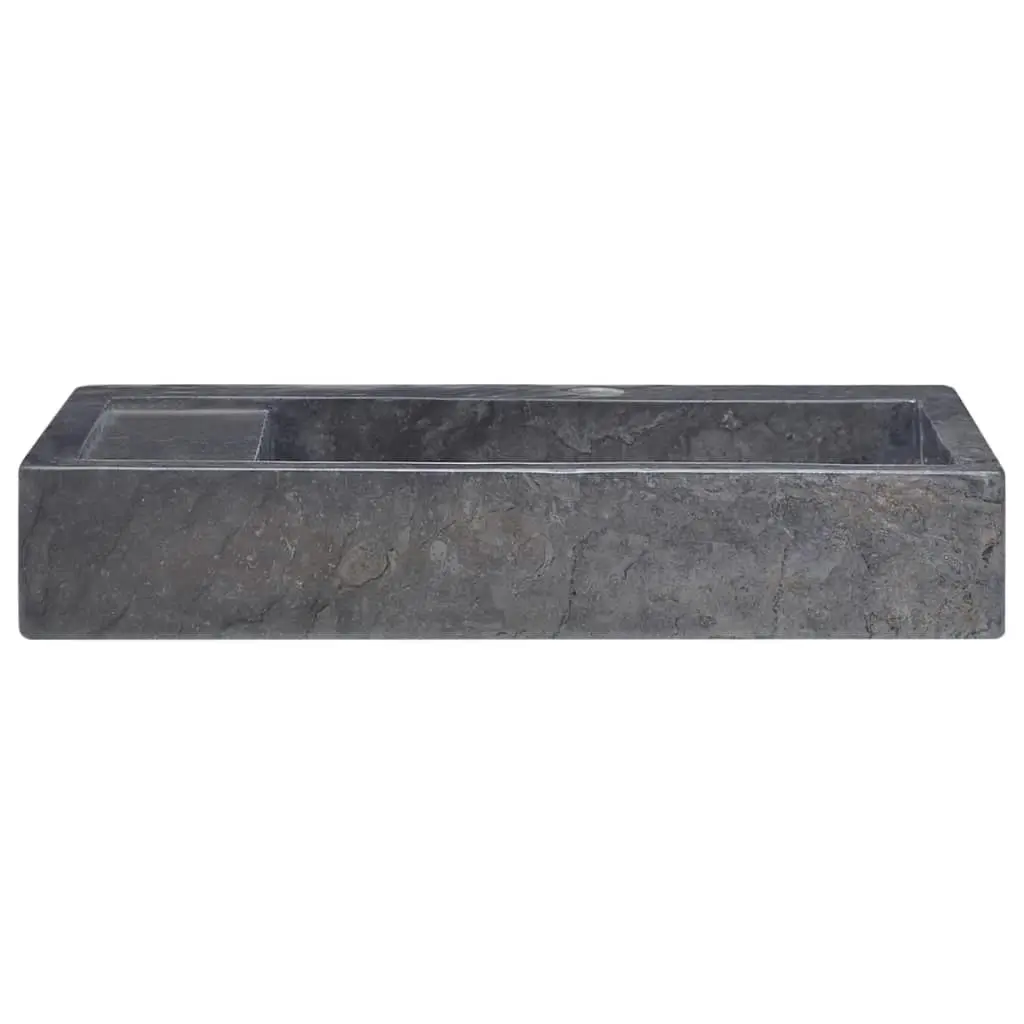 Sink Black 58x39x10 cm Marble 149160