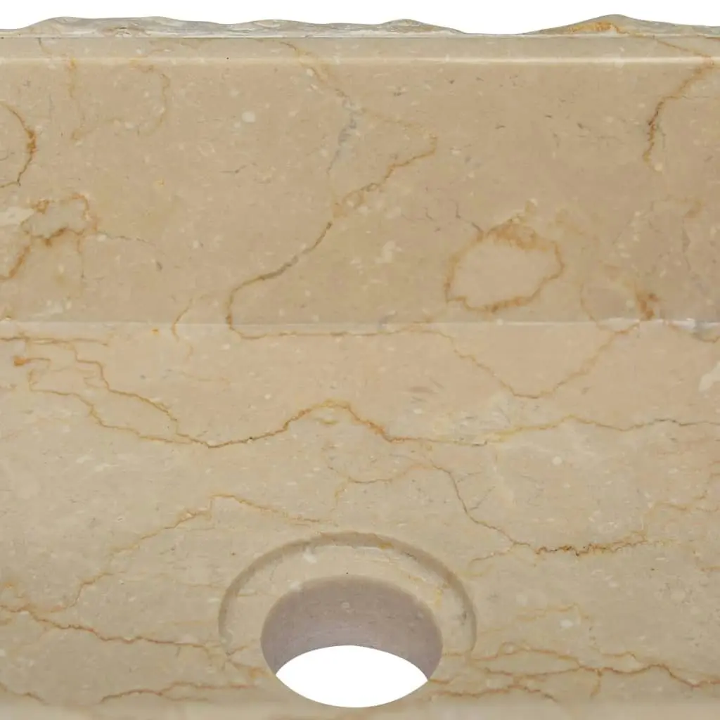 Sink Cream 30x30x13 cm Marble 149174