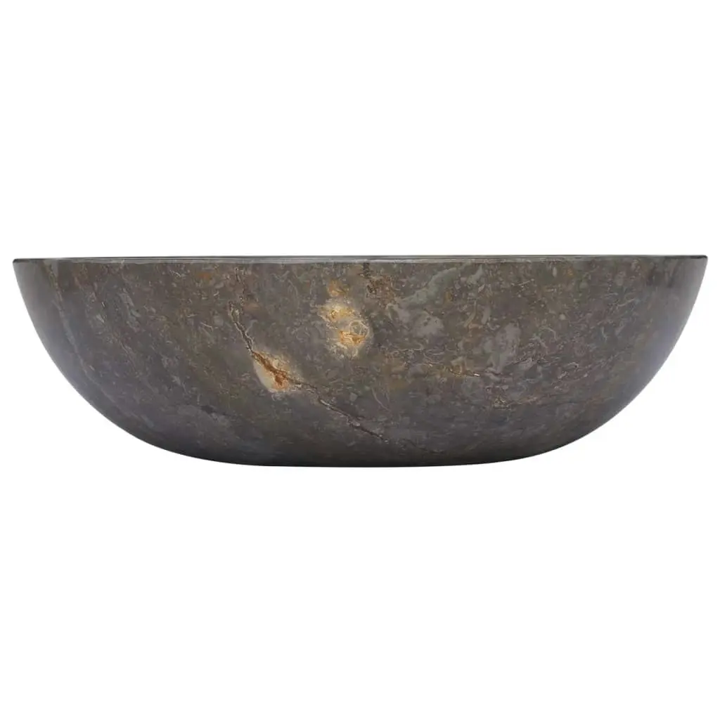 Sink Grey Ã˜40x12 cm Marble 149157