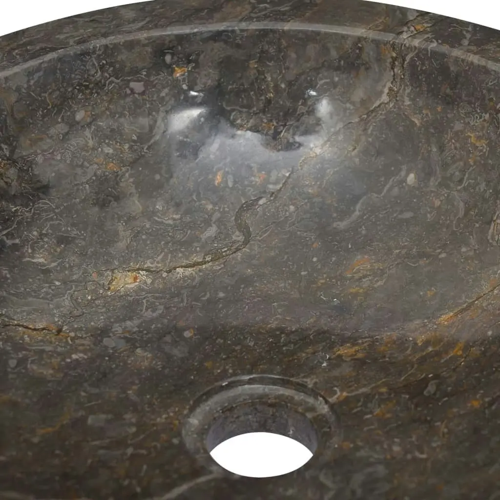 Sink Grey Ã˜40x12 cm Marble 149157