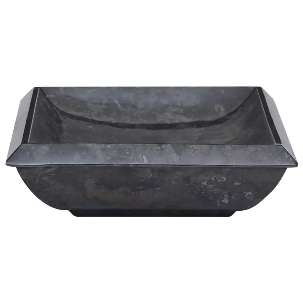 Sink Black 50x35x10 cm Marble 149163