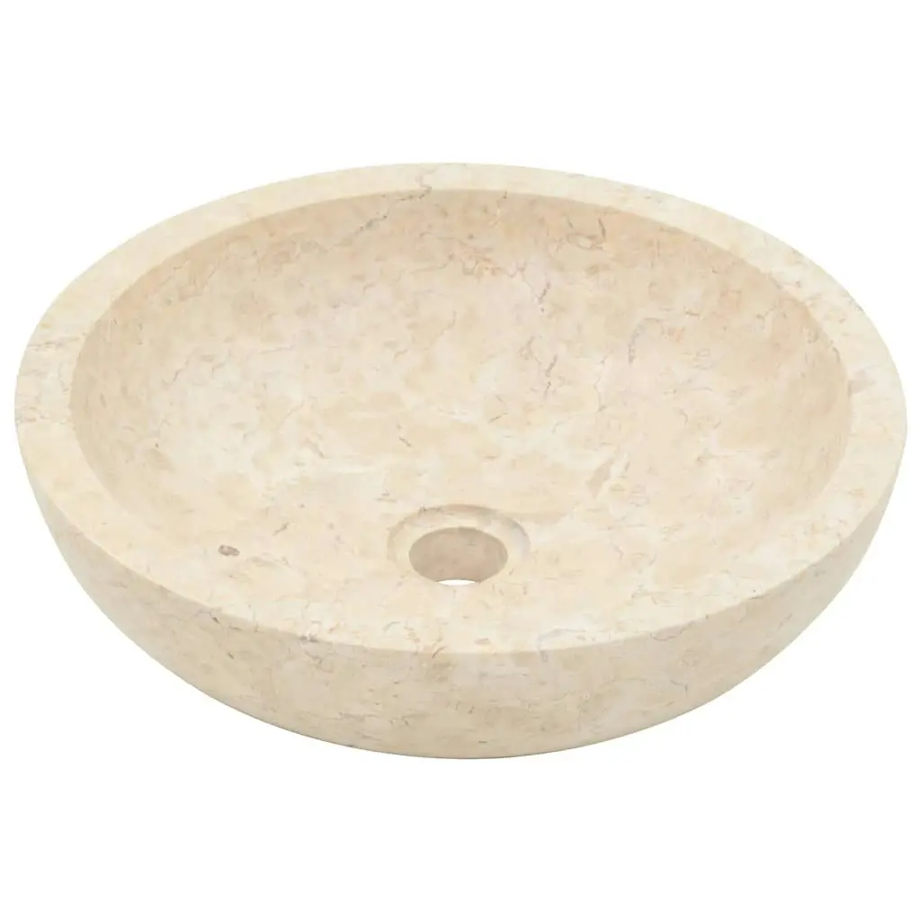 Sink 40x12 cm Marble Cream 142775