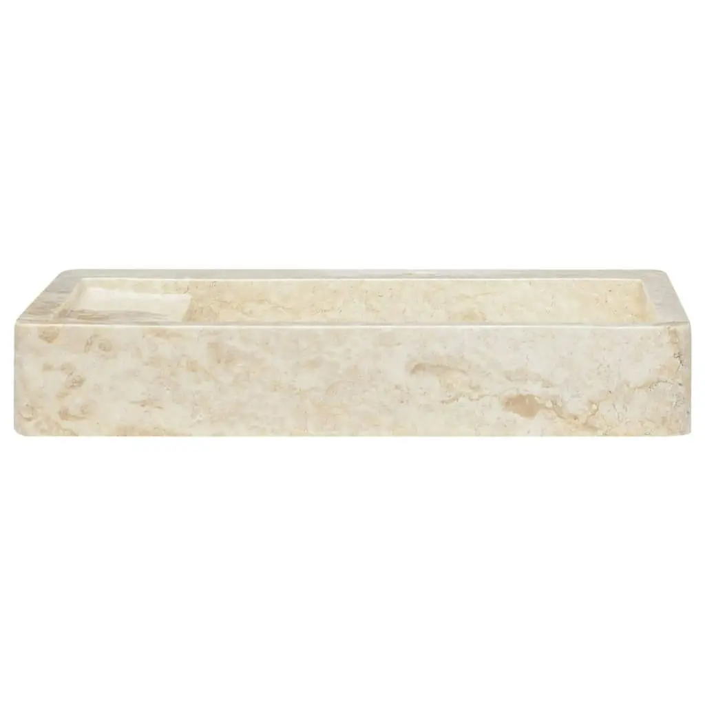 Sink Cream 58x39x10 cm Marble 149159