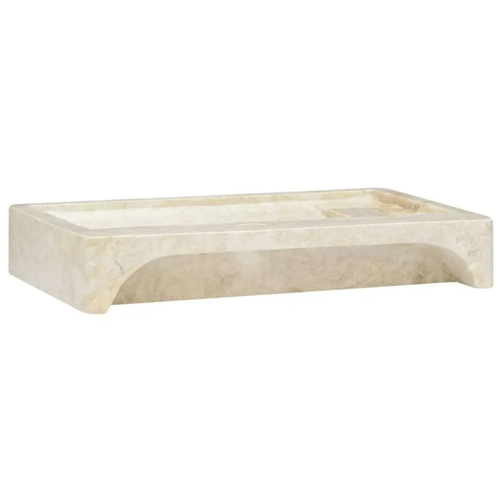 Sink Cream 58x39x10 cm Marble 149159