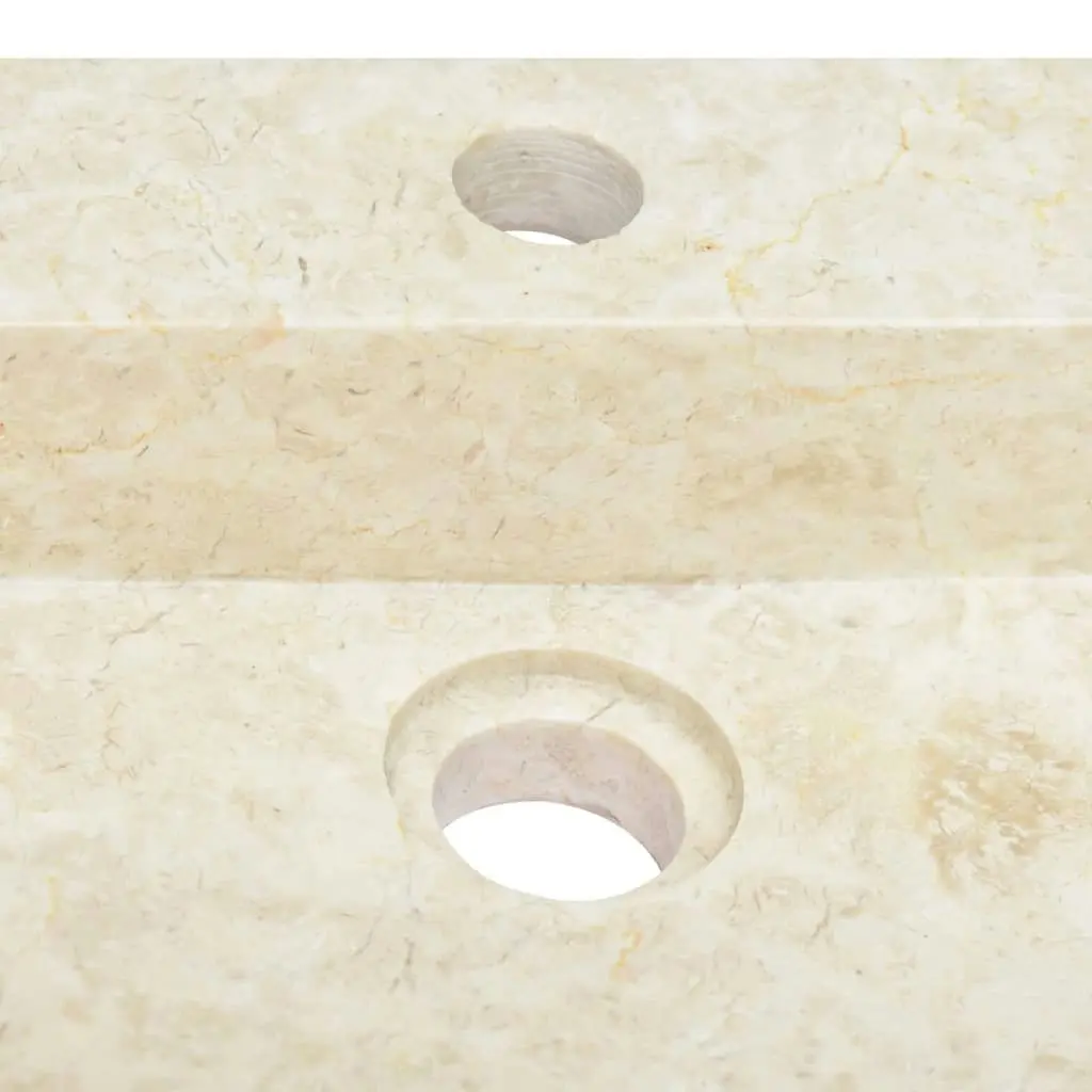 Sink Cream 58x39x10 cm Marble 149159