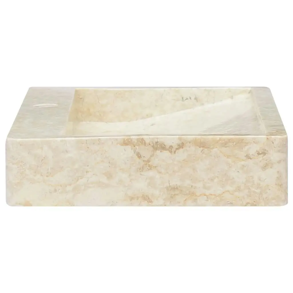 Sink Cream 58x39x10 cm Marble 149159