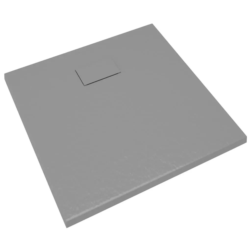 Shower Base Tray SMC Grey 90x90 cm 148933