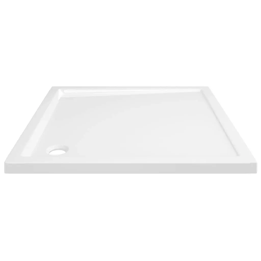 Square ABS Shower Base Tray White 80x80 cm 148907