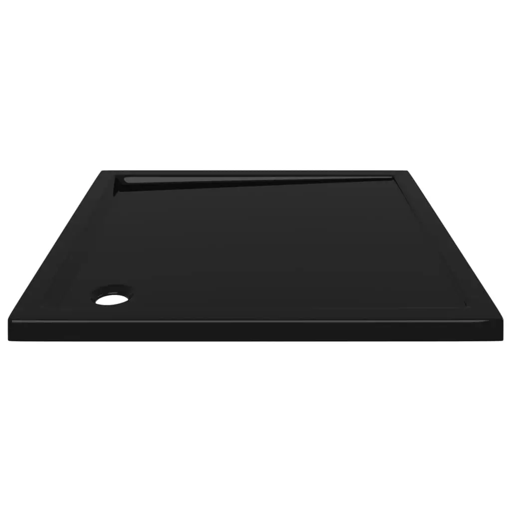 Square ABS Shower Base Tray Black 90x90 cm 148913