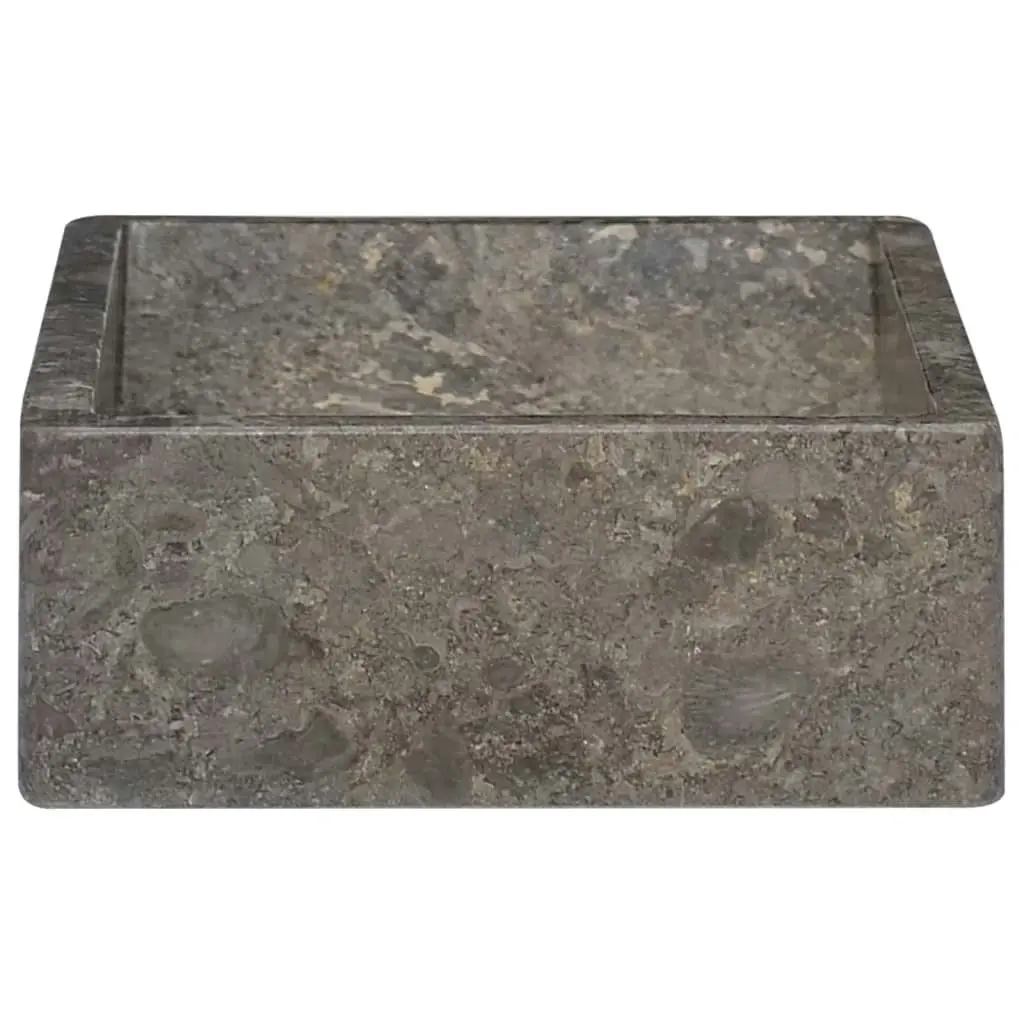 Sink 45x30x12 cm Marble High Gloss Grey 149156