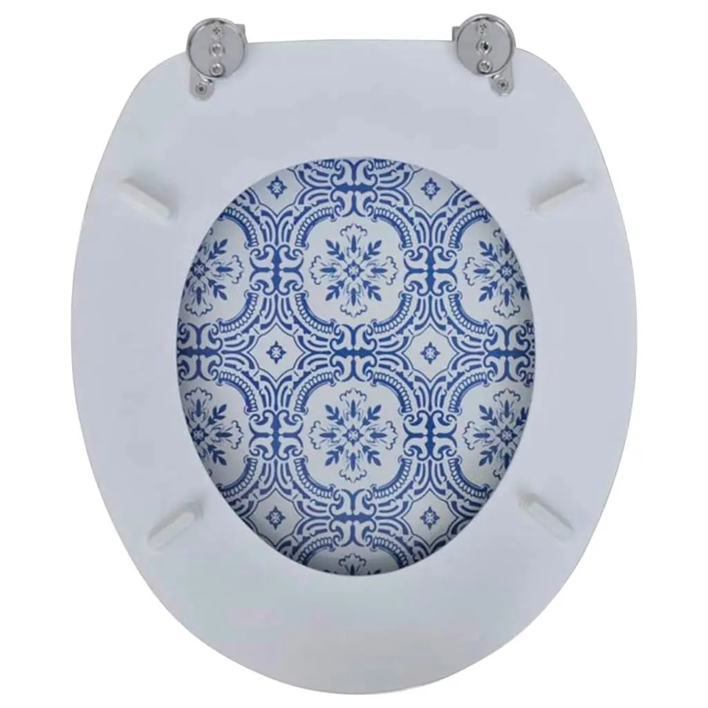 Toilet Seat with MDF Lid Porcelain Design 141483