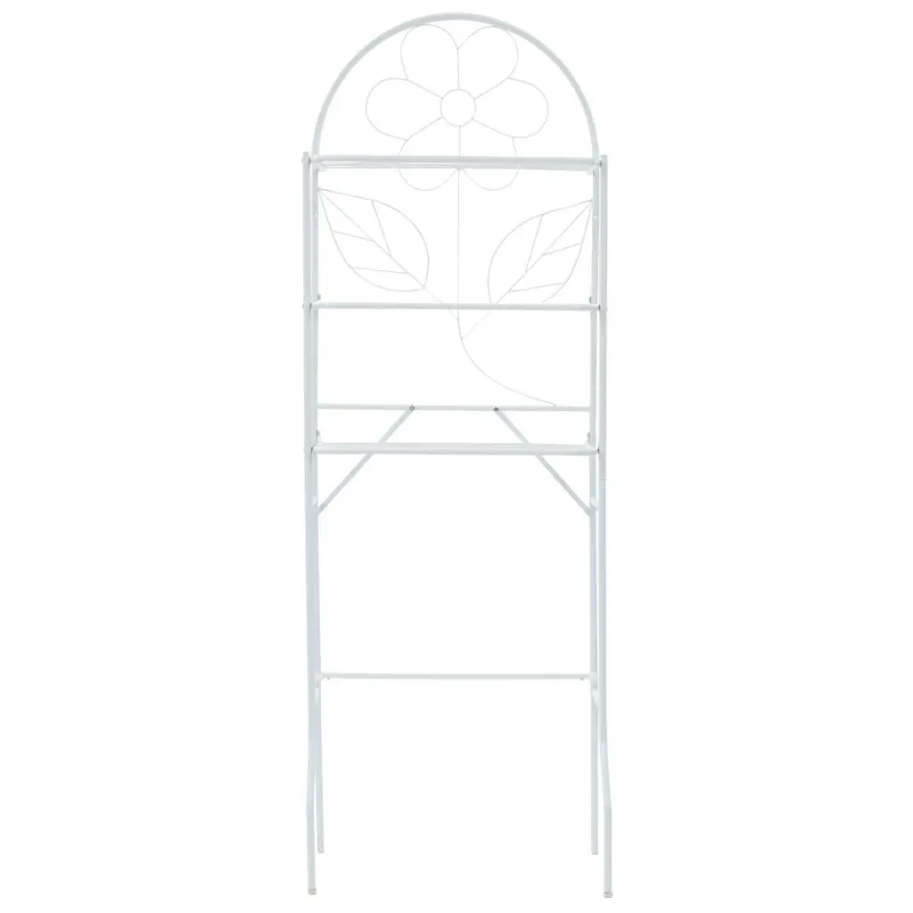 Toilet Rack White 60x33x174 cm 246723