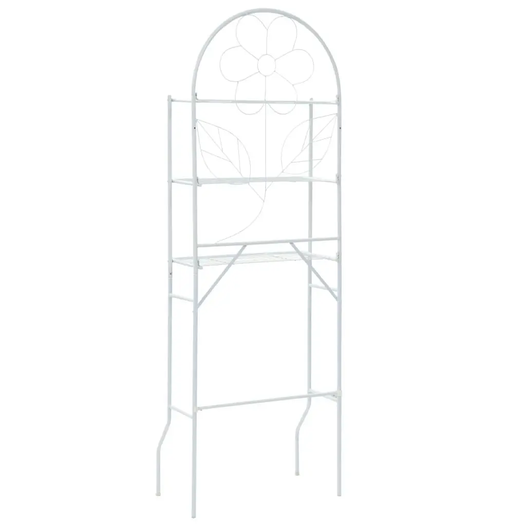 Toilet Rack White 60x33x174 cm 246723