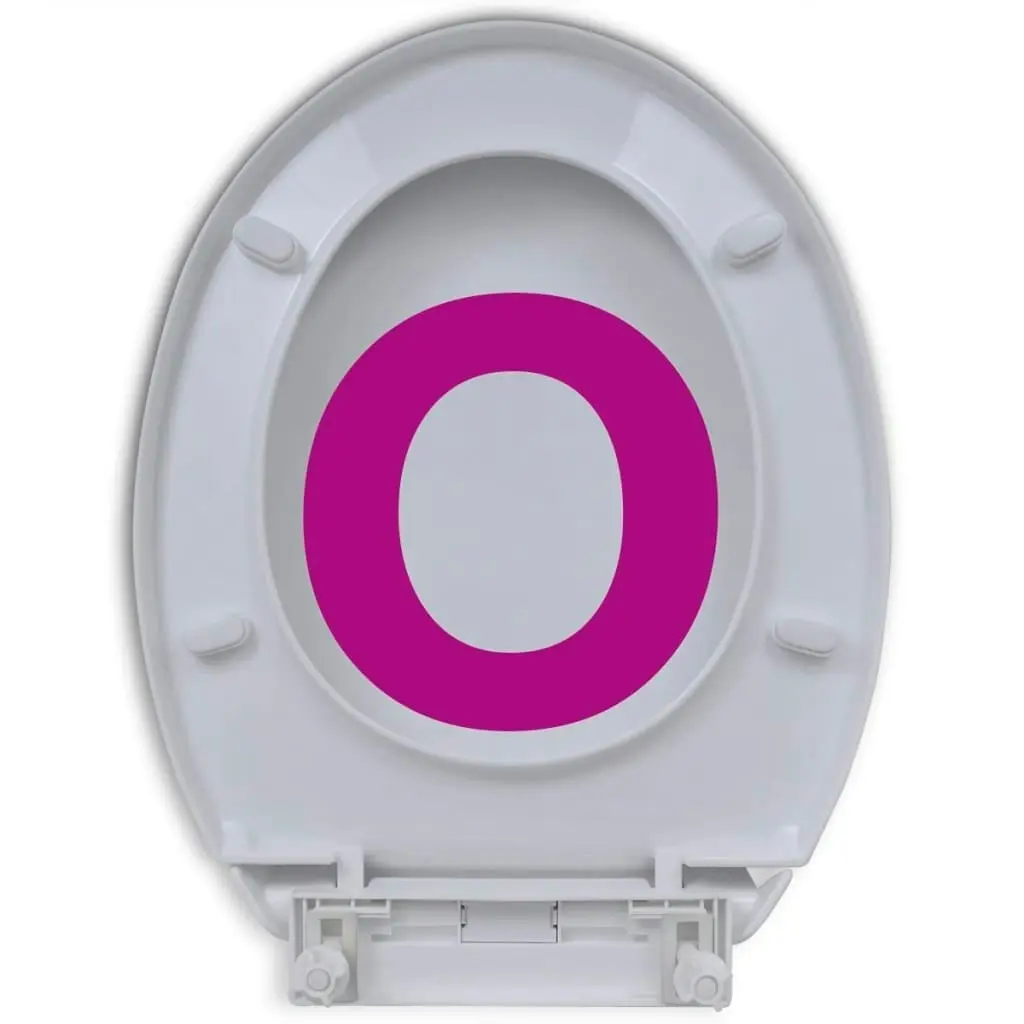 Toilet Seats with Soft Close Lids 2 pcs Plastic White 275927