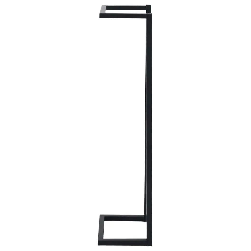 Towel Rack Black 25x20x95 cm Iron 325918