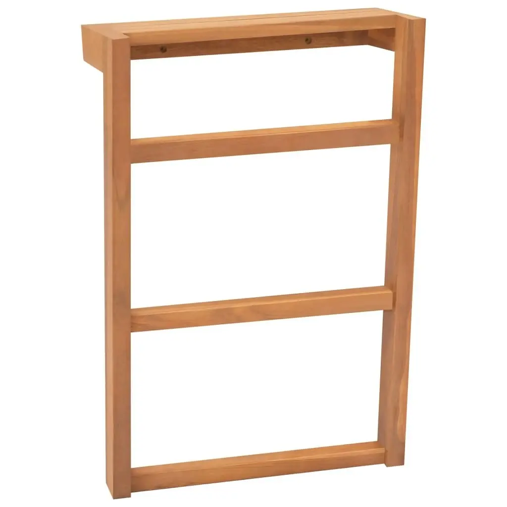 Towel Racks 2 pcs Solid Teak Wood 325278