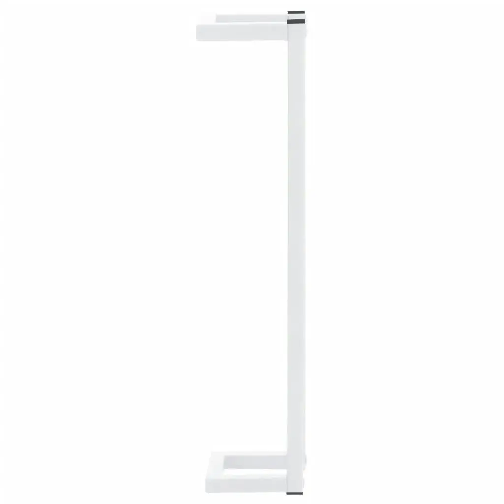 Towel Rack White 12.5x12.5x60 cm Steel 336116