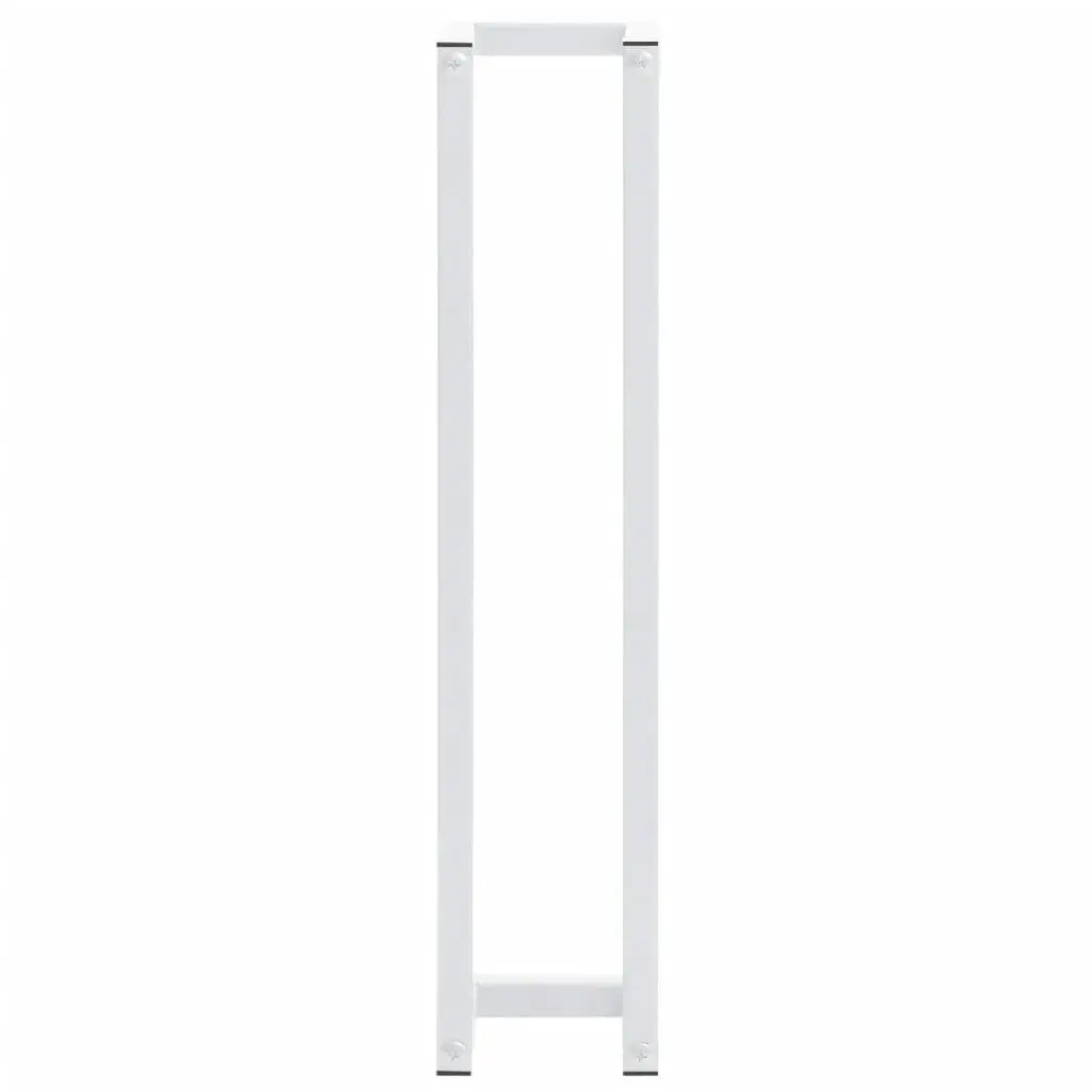 Towel Rack White 12.5x12.5x60 cm Steel 336116