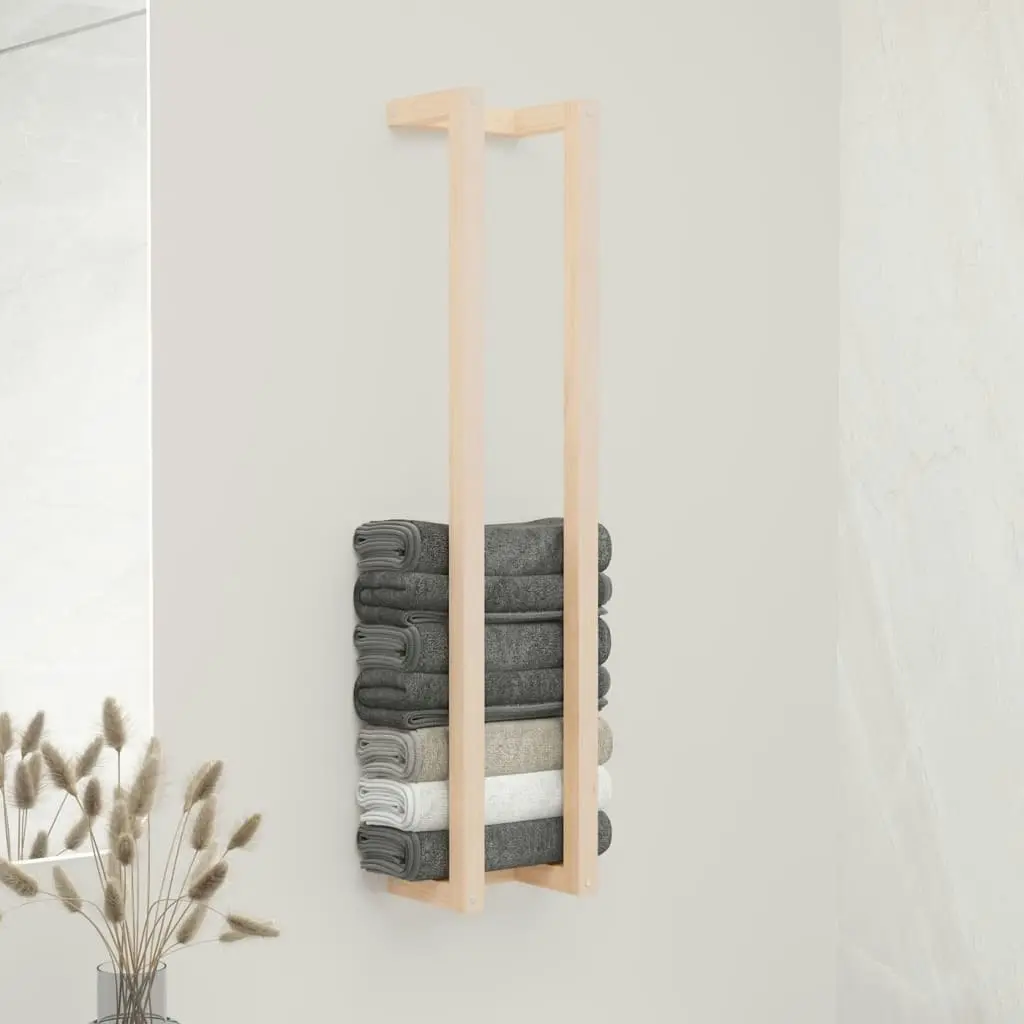 Towel Rack 23x18x110 cm Solid Wood Pine 833271