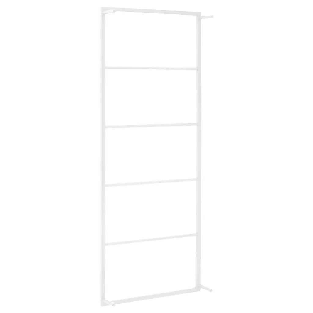 Towel Rack White 45x10x115 cm Steel 336119