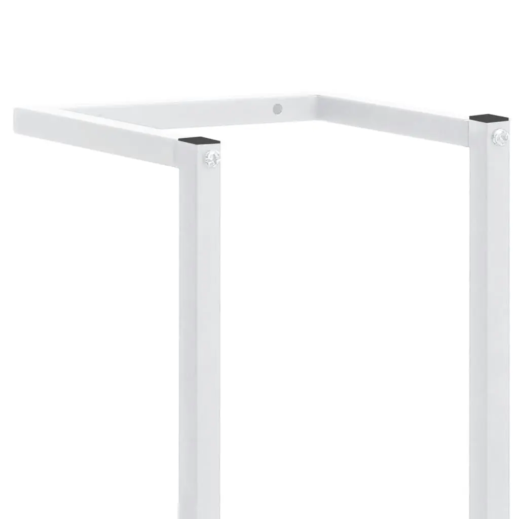 Towel Rack White 25x20x95 cm Steel 336117