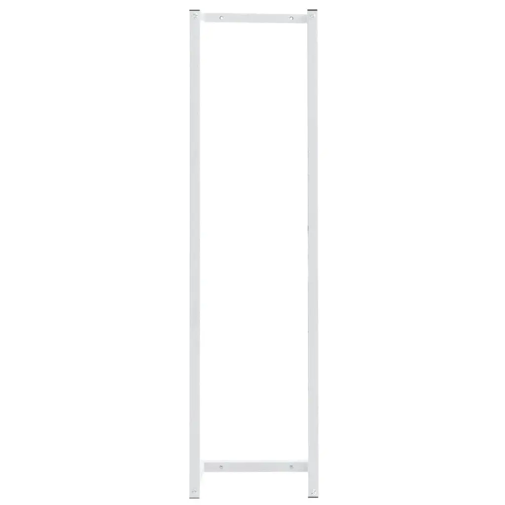 Towel Rack White 25x20x95 cm Steel 336117