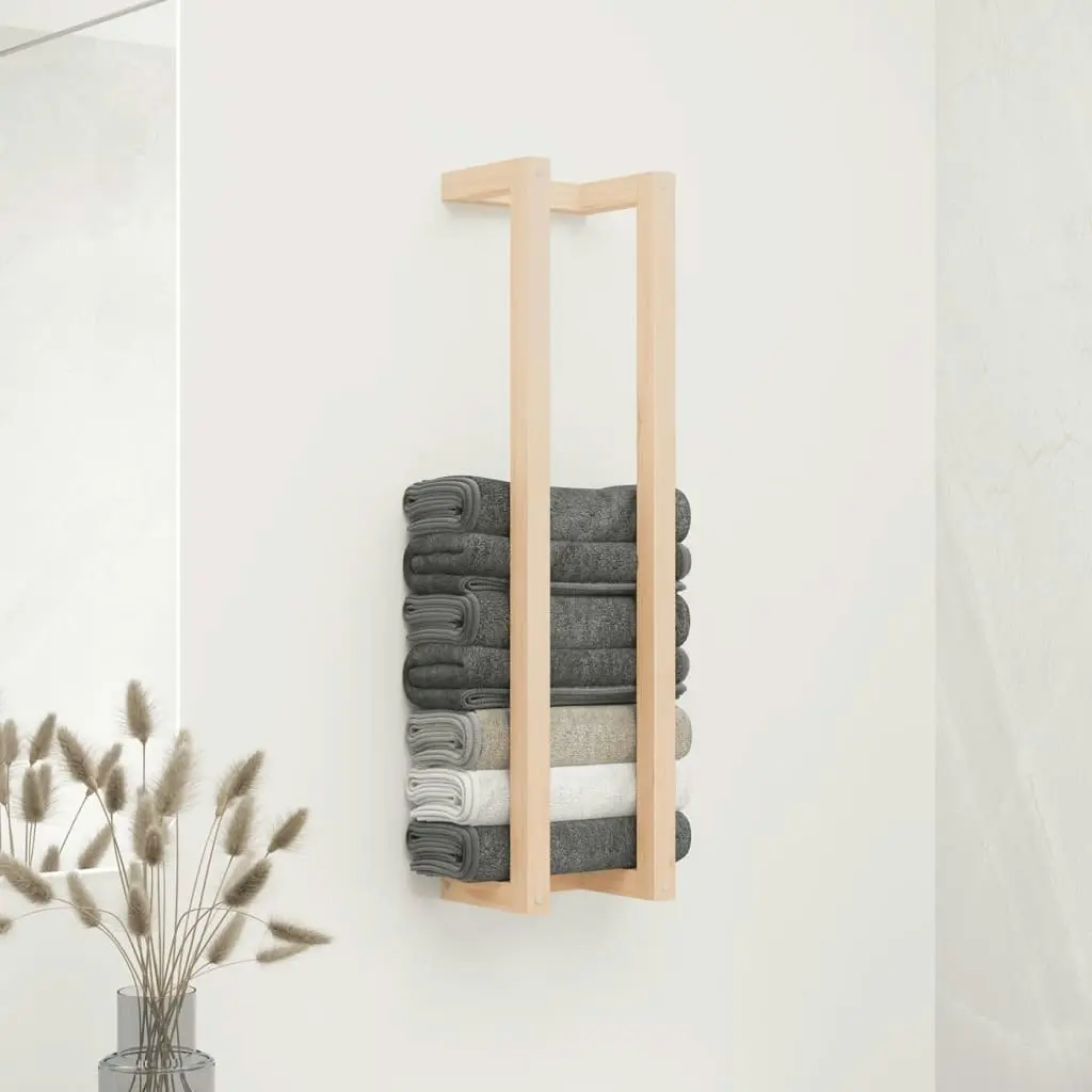 Towel Rack 23x18x90 cm Solid Wood Pine 833269