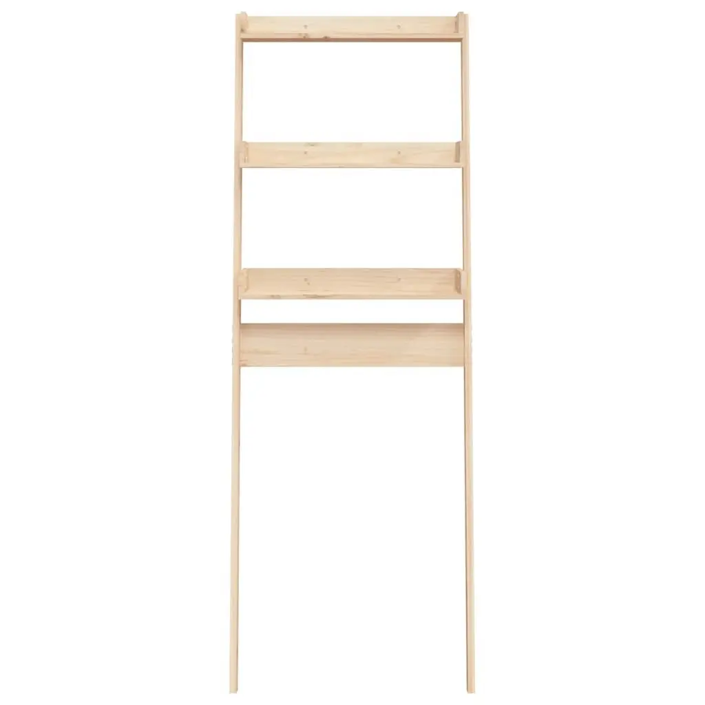 Toilet Rack 63.5x32x179 cm Solid Wood Pine 824653