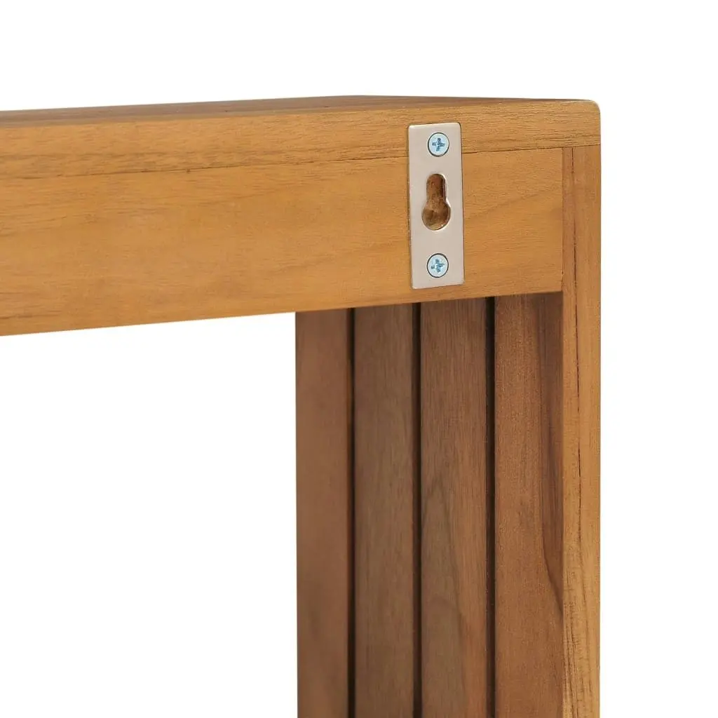 Wall-mounted Towel Rack 35x20x35 cm Solid Teak Wood 289073