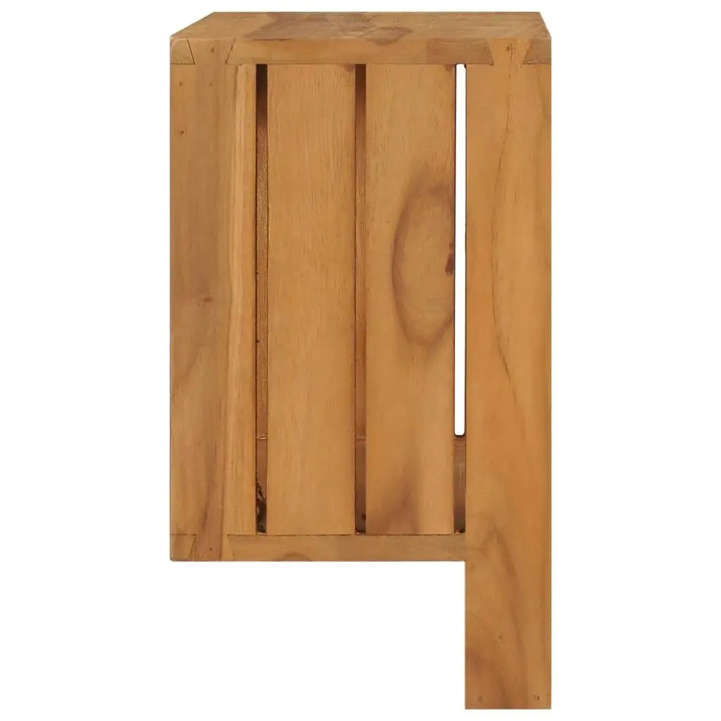 Wall-mounted Towel Rack 35x20x35 cm Solid Teak Wood 289073