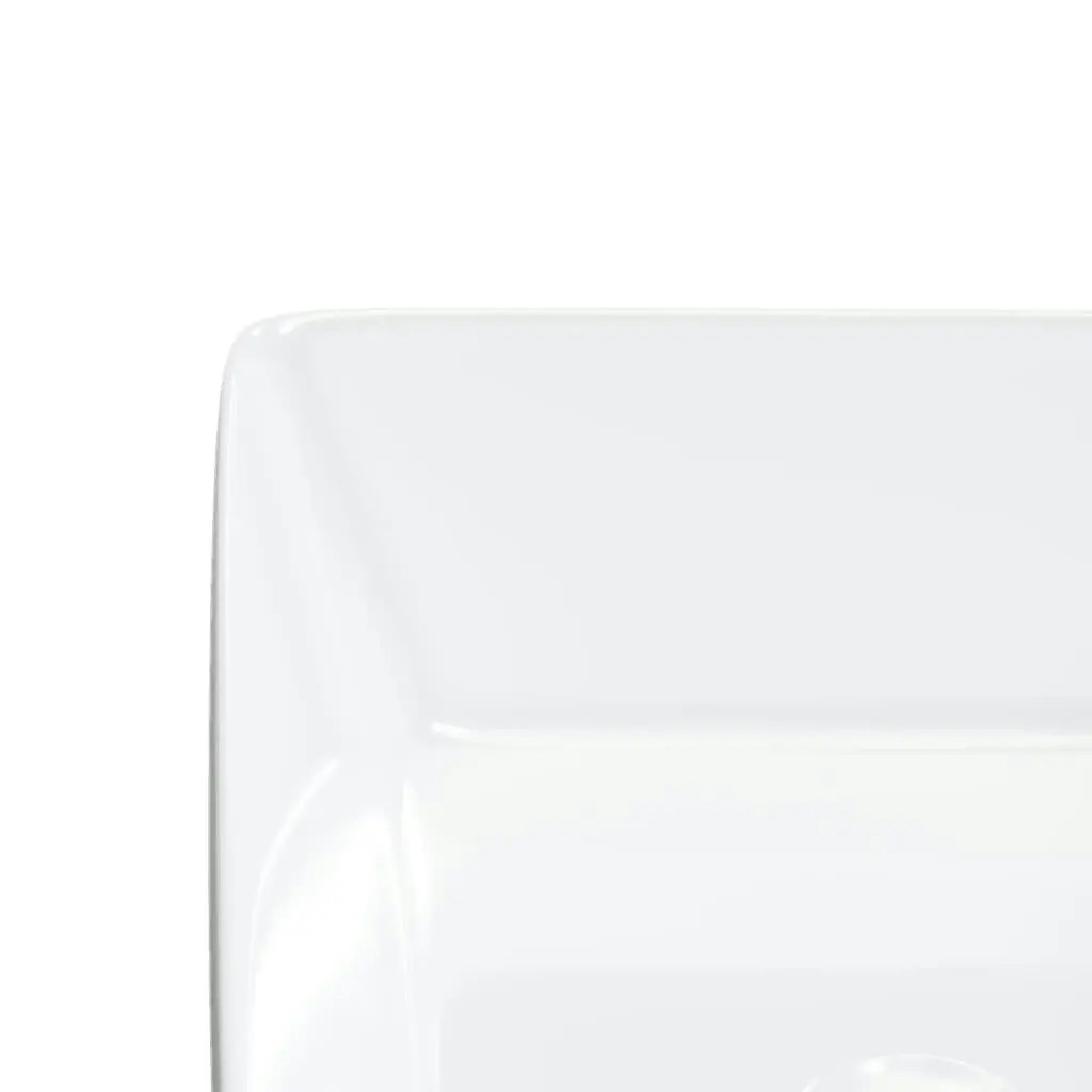 Wash Basin White 48x37x13 cm Ceramic Rectangle 153338