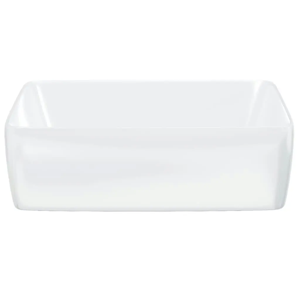 Wash Basin White 48x37x13 cm Ceramic Rectangle 153338