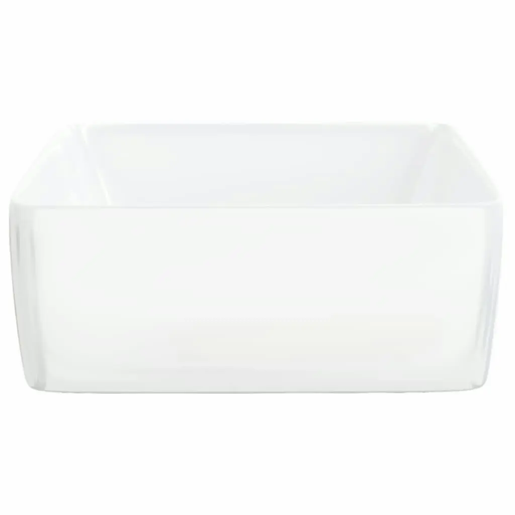 Wash Basin White 48x37x13 cm Ceramic Rectangle 153338