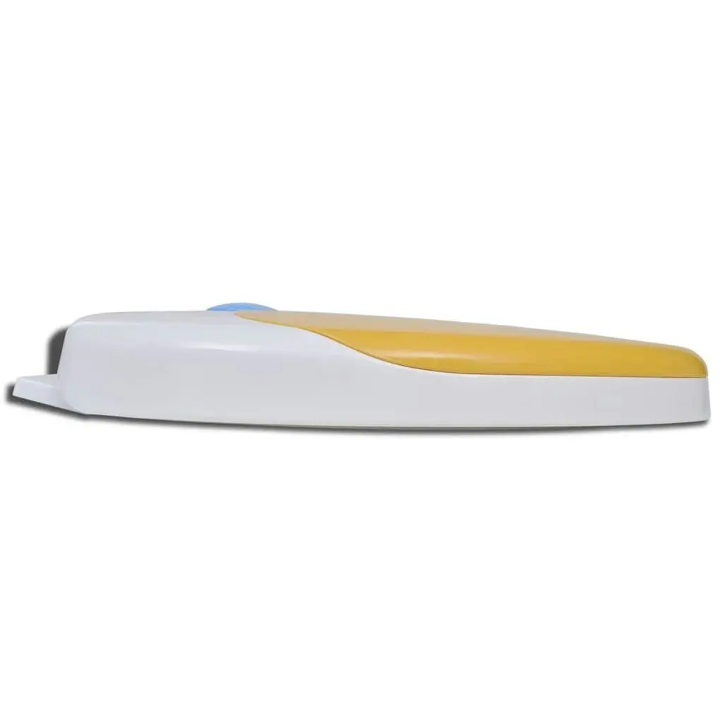 White & Yellow Soft-close Toilet Seat Adults/Children 141766