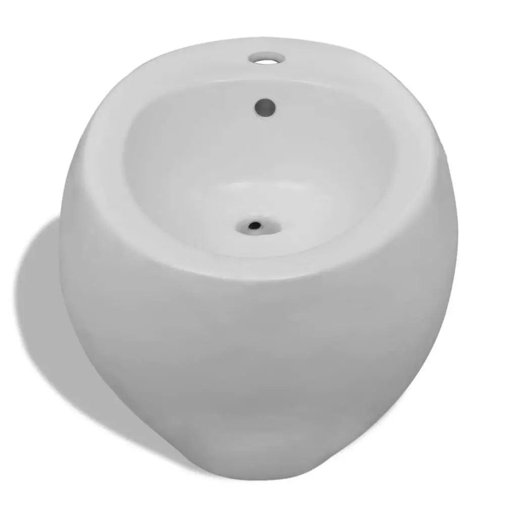 Wall Hung Toilet & Bidet Set White Ceramic 270037